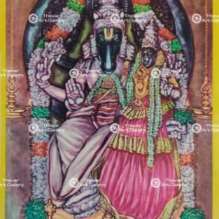 Artist Manivel antique Vintage Print - Thevar art Gallery