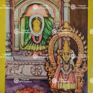 Artist Manivel antique Vintage Print - Thevar art Gallery