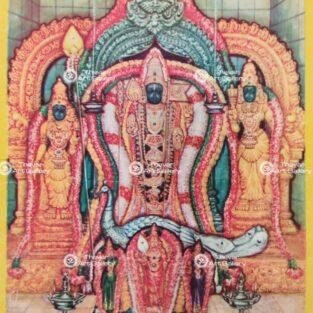 Artist Manivel antique Vintage print - Thevar art gallery
