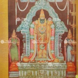 Artist Manivel antique Vintage print - Thevar art gallery