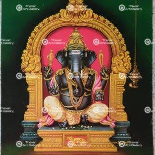 Artist Silpi Thiyakarajara antique Vintage print - Thevar art gallery