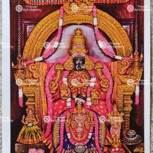Artist Silpi antique Vintage print - Thevar art gallery
