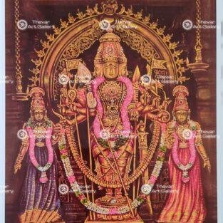 Artist Silpi antique Vintage print - Thevar art gallery