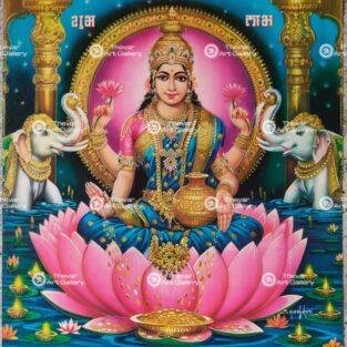 Artist S.Murugakani Antique vintage print - Thevar art gallery