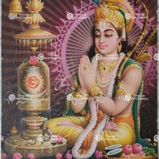 Artist Rangroop antique vintage print - Thevar Art Gallery