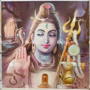 Artist Rangroop antique vintage print - Thevar Art Gallery
