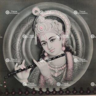 Artist Rangroop antique Vintage print - Thevar art gallery