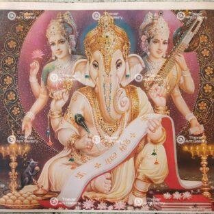 Artist Sapar Bros Antique Vintage print - Thevar Art Gallery