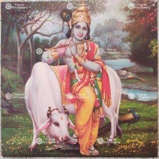 Artist Sapar Bros Antique Vintage print - Thevar Art Gallery