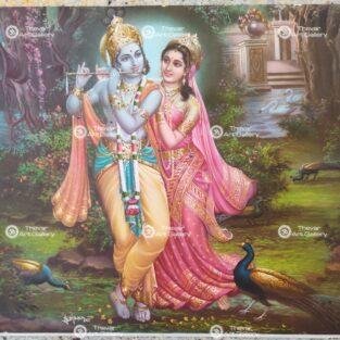 Artist Sapar Bros antique vintage print- Thevar Art Gallery