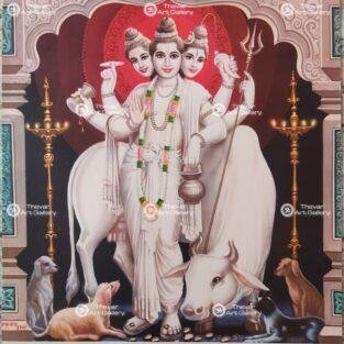 Artist Sapar Bros Antique Vintage print - Thevar Art Gallery