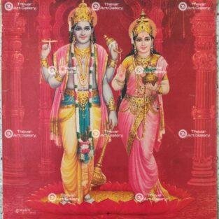 Artist Sapar Bros Antique Vintage print - Thevar Art Gallery