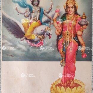 Artist Sapar Bros Antique Vintage print - Thevar Art Gallery