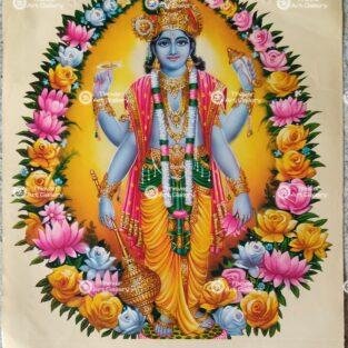 Artist Sapar Bros Antique Vintage print - Thevar Art Gallery