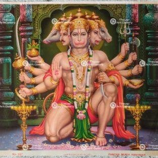 Artist Sapar Bros Antique Vintage print - Thevar Art Gallery