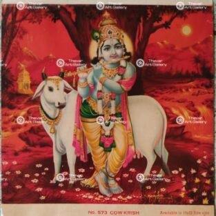 Artist S.Murugakani Antique vintage Print- Thevar Art Gallery