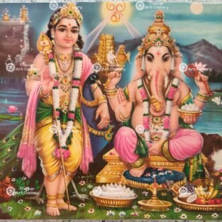 Artist S.Murugakani Antique vintage Print- Thevar Art Gallery