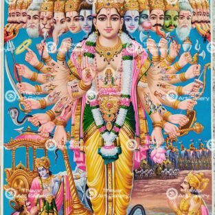 Artist C.Kondiahraju Antique vintage Print- Thevar Art Gallery
