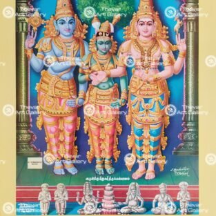 Artist C.Kondiahraju Antique vintage Print- Thevar Art Gallery