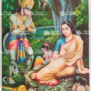 Artist C.Kondiahraju Antique vintage Print- Thevar Art Gallery