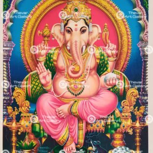 Artist C.Kondiahraju Antique vintage Print- Thevar Art Gallery