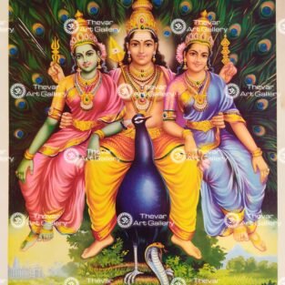 Artist C.Kondiahraju Antique vintage Print- Thevar Art Gallery
