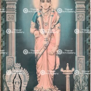 Artist C.Kondiahraju Antique vintage Print- Thevar Art Gallery