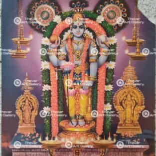 Artist C.Kondiahraju Antique vintage Print- Thevar Art Gallery