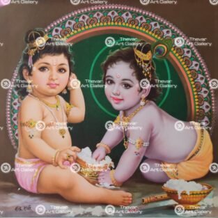 Artist C.Kondiahraju Antique vintage Print- Thevar Art Gallery