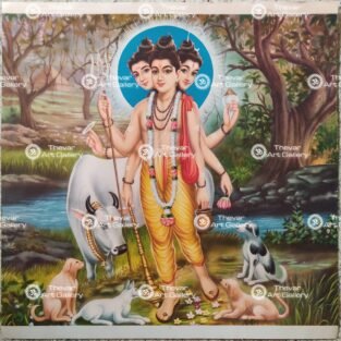 Artist S.Murugakani antique Vintage print - Thevar art gallery