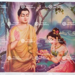 Artist C.Kondiahraju Antique vintage Print - Thevar Art Gallery